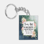 イザヤ書43:1わたしは聖書をあなた方を贖ったのではない恐れ キーホルダー (正面左)