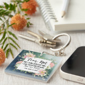 イザヤ書43:1わたしは聖書をあなた方を贖ったのではない恐れ キーホルダー (正面右)