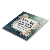 イザヤ書43:1わたしは聖書をあなた方を贖ったのではない恐れ タイル (側面)