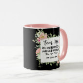 イザヤ書43:1わたしは聖書をあなた方を贖ったのではない恐れ マグカップ (正面右)