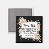 イザヤ書43:1わたしは聖書をあなた方を贖ったのではない恐れ マグネット (正面/裏面)