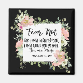 イザヤ書43:1わたしは聖書をあなた方を贖ったのではない恐れ マグネット