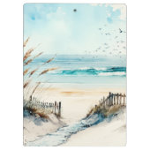 イザヤ書43:1わたしは、あなたがたを贖ったのではない恐れ海 クリップボード (裏面)