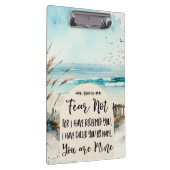 イザヤ書43:1わたしは、あなたがたを贖ったのではない恐れ海 クリップボード (右)