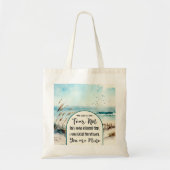 イザヤ書43:1わたしは、あなたがたを贖ったのではない恐れ海 トートバッグ (正面)