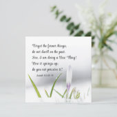 イザヤ書43:18わたしは新しいもの聖書のカードを作っている (スタンド正面)