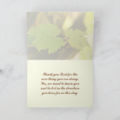 イザヤ書43:19聖書の聖句、私は新しいことをする サンキューカード (内部)