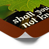 イザヤ書43:19聖書の聖句、私は新しいことをする ポスター (角)