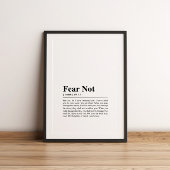 イザヤ書43:1-3恐れてはいけない ポスター