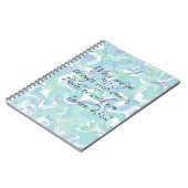 イザヤ書43:2あなたがいく時…スパイラルノート ノートブック (左側)