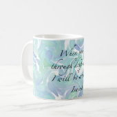 イザヤ書43:2あなたがたがいくと…コーヒーマグ コーヒーマグカップ (正面左)