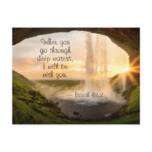 イザヤ書43:2あなたがたは深いの水を通過するとき