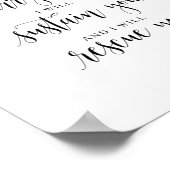 イザヤ書46章4節 ポスター (角)