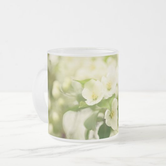 イザヤ書46:4わたしは、あなたがたを支える者である フロストグラスマグカップ (正面左)