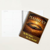 イザヤ書53章 - 彼の打ち傷によって私たちは癒される プランナー手帳 (ディスプレー)