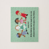 イザヤ書54:13あなたがたの子は全て教えす ジグソーパズル (縦)