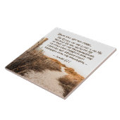 イザヤ書61:1聖書の聖句、イエスは自由を与えられる。 タイル (側面)