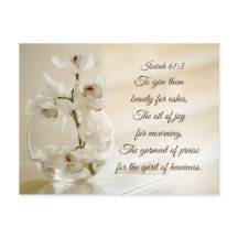 イザヤ書61:3美しい灰、聖書の聖句、蘭