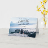 イザヤ書64:4耳が聞かれていない、聖書の聖句 カード (黄色い花)