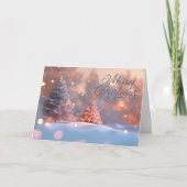 イザヤ書7章14節が記されたクリスマスカード(5x7) サンキューカード (正面)