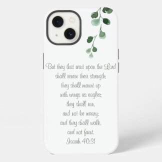 イザヤ書 40:31 聖書の言葉 Shabby Chic スマホケース iPhone 13ケース