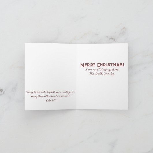 イザヤ書 9:6 カード (内部)