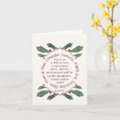 イザヤ書 9:6 カード (黄色い花)