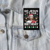 イザヤ様お誕生日おめでとう ださいたまクリスマスセーター 缶バッジ (インサイチュ)
