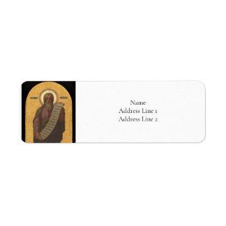 イザヤ正教会のキリスト教のアイコン ラベル