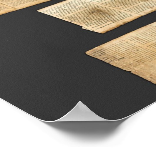 イザヤ素晴らしスクロール死海絵巻1QiSaa ポスター (角)