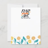 イザヤ語ではない恐怖の聖句の感動的デザイン (正面)