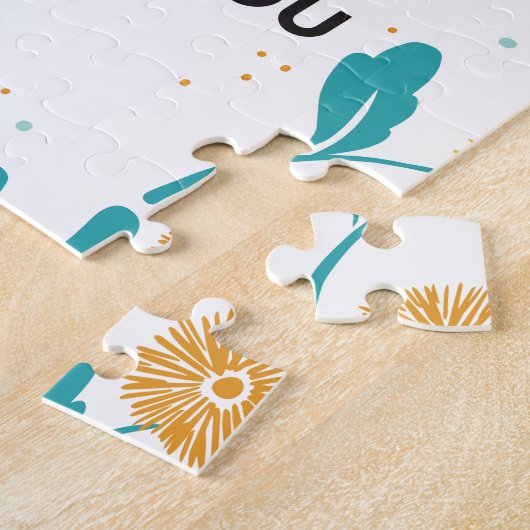 イザヤ語ではない恐怖の聖句の感動的デザイン ジグソーパズル (側面)