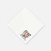 イザヤ語ではない恐怖の聖句の感動的デザイン スタンダードカクテルナプキン (角)