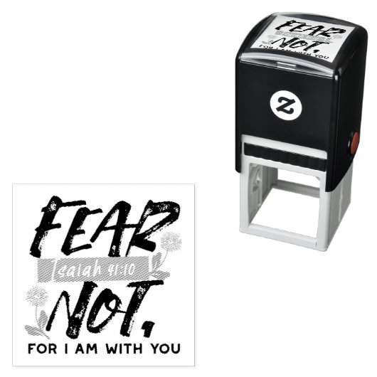 イザヤ語ではない恐怖の聖句の感動的デザイン セルフインキングスタンプ (インサイチュ)