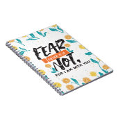 イザヤ語ではない恐怖の聖句の感動的デザイン ノートブック (右側)