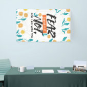 イザヤ語ではない恐怖の聖句の感動的デザイン 横断幕 (トレードショー)