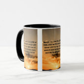 イザヤ10:33 KJV聖書の詩Pic 2トーンのマグカップ マグカップ (正面左)