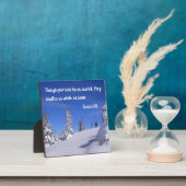 イザヤ1:18あなたの罪は緋色であるが フォトプラーク (インサイチュ)