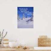 イザヤ1:18あなたの罪は緋色であるが ポスター (キッチン)