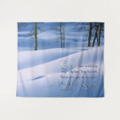 イザヤ1:18 感動的 タペストリー (正面(横))