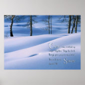 イザヤ1:18 感動的 ポスター (正面)