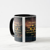 イザヤ1:5 KJVバイブル聖なる書物、 経典Pic 2-Tone Mug マグカップ (正面左)