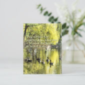 イザヤ26-3あなたは保彼を完全に平和にする ポストカード (スタンド正面)