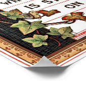 イザヤ26:3ビクトリアン聖なる書物、 経典ポスター ポスター (角)