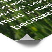 イザヤ26:3ポスター ポスター (角)