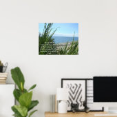 イザヤ26:3ポスター ポスター (ホームオフィス)