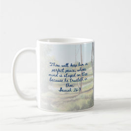イザヤ26:3 - コーヒーマグカップ