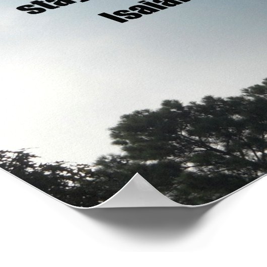 イザヤ26:3 ポスター (角)