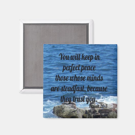 イザヤ26:3 マグネット (正面/裏面)