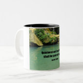 イザヤ30:15 ツートーンマグカップ (正面左)